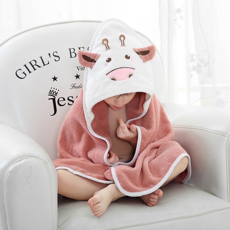 Høst baby gutter barn badehåndkle jenter hettegenser jule poncho barn badehåndkle tegneserie dyr svømme badekåpe bomull