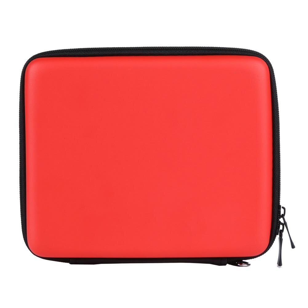 for Nintendo 2DS Case Game Card Shell Cover Bag Hard EVA Storage Zip Case Protective Holder Game Card Shell: Red