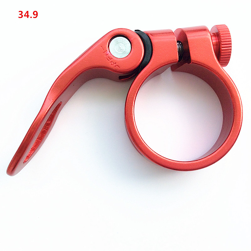 Ultralichte aluminium snelspanner racefiets mtb mountainbike zadel zadelpen zadelpenklem 31.8mm 34.9mm 40g