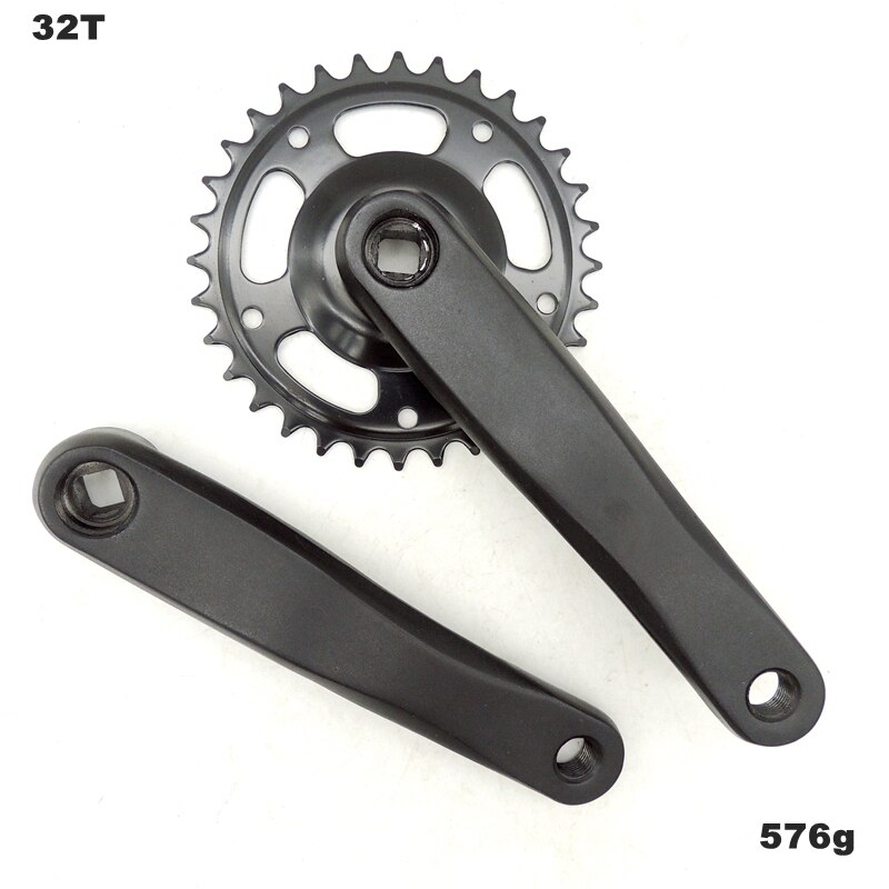Single Speed 32T 170Mm Mtb Fiets Crank Set Tandplaat Fiets Crank Set Mtb Fiets Crankstel Tandwiel: Default Title