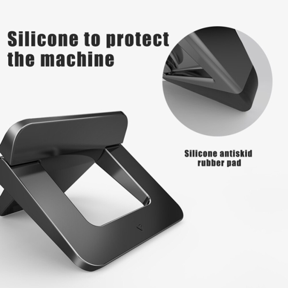 Mini Laptop Stand Portable Laptop Stand Voor Bureau Onzichtbare Cooling Laptop Beugel Compatibel Met Laptops Telefoons Tabletten