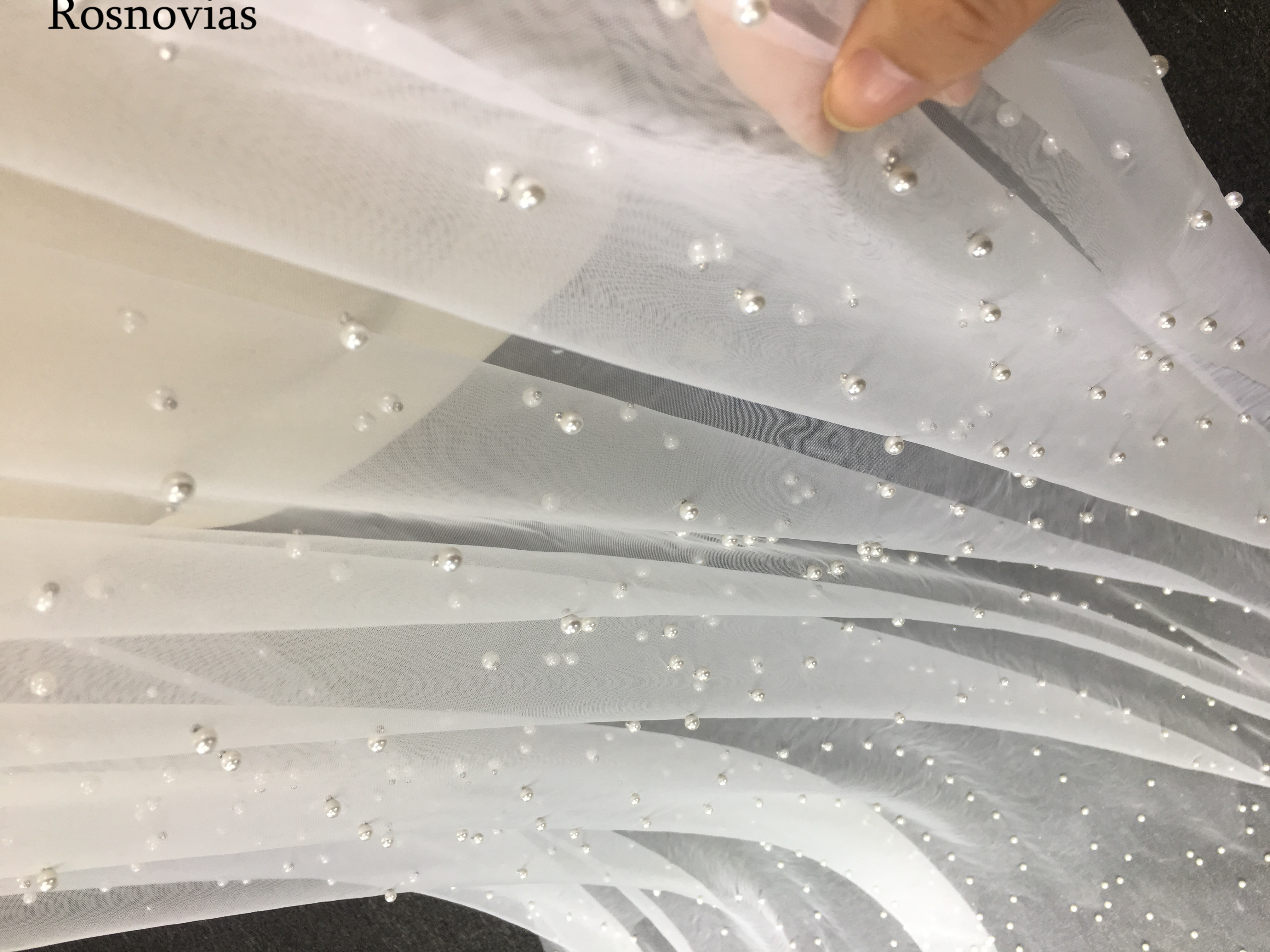 Romantische Lange Perle Schleier Ein Layler 3 M Braut Schleier Kathedrale 3 Meter Hochzeit Schleier Braut Zubehör