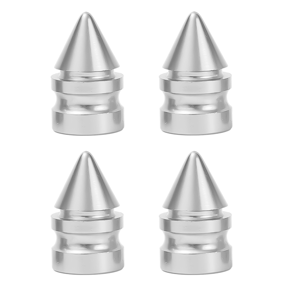Car Tire Valve Caps Aluminum Alloy Tapered Dust Proof Covers for Auto Motorcycles Bike Tyre Valve Cap Accessories: Red