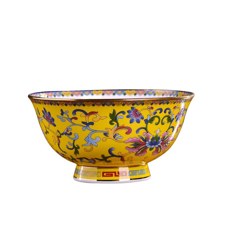 4.5/5/6/8 Inch Vintage Chinese Traditie Keramische Servies Soep Rijstkom Jingdezhen Bone China Ramen Bowls Salade mixing Bowls
