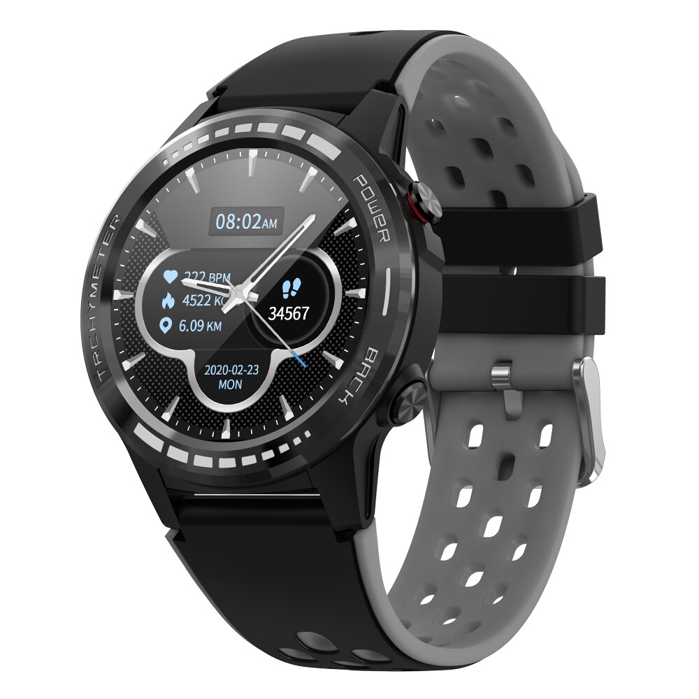 AM7 Bluetooth Oproep Smart Watche Met Gps Hoogtemeter Barometer Kompas Hartslag Sport Fitness Tracker Voor Man Vrouw Android Ios: Black