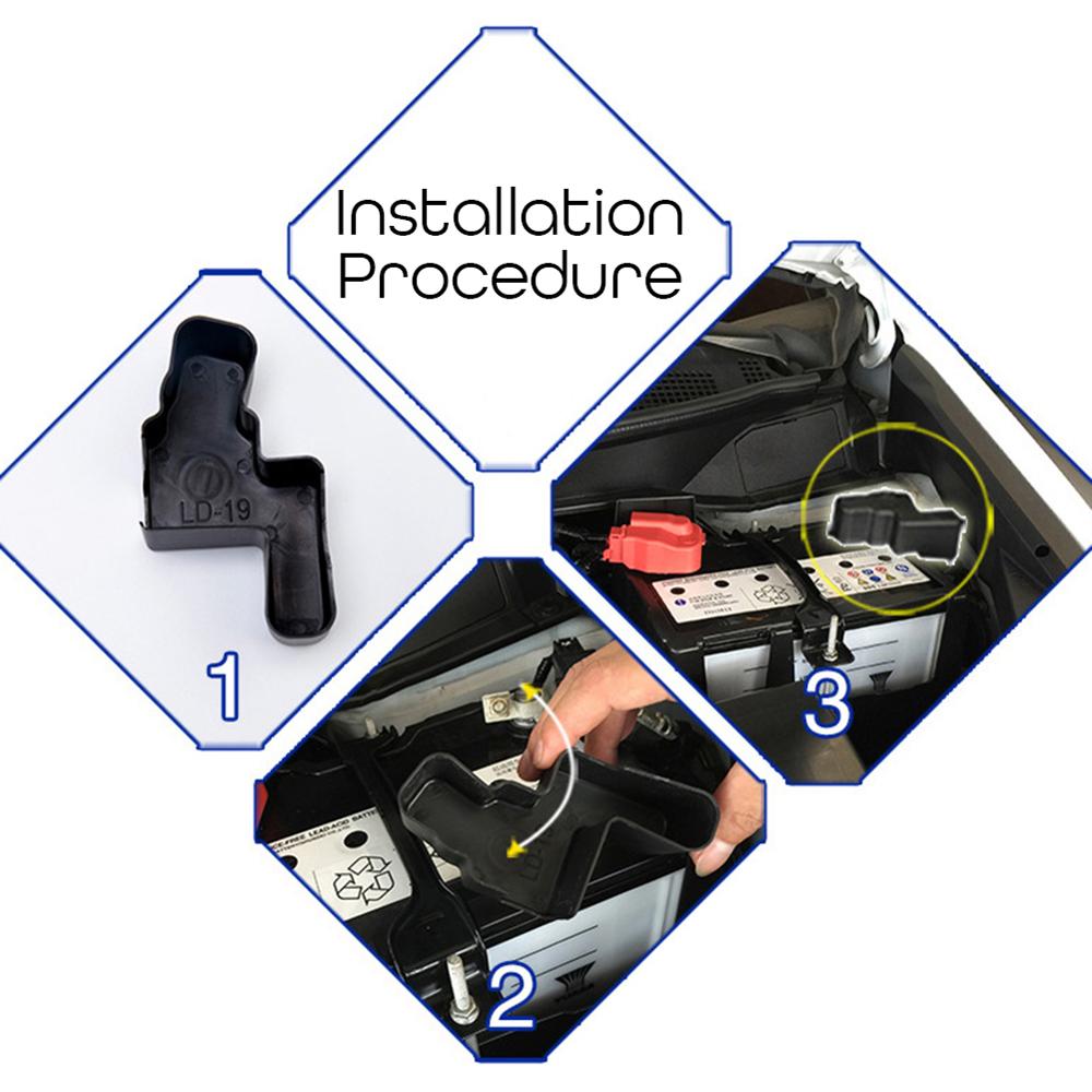 Non-flammable ABS Negative Power Batteries Cover Battery Protection Covers for Hyundai Creta Ix25 - Dec-31