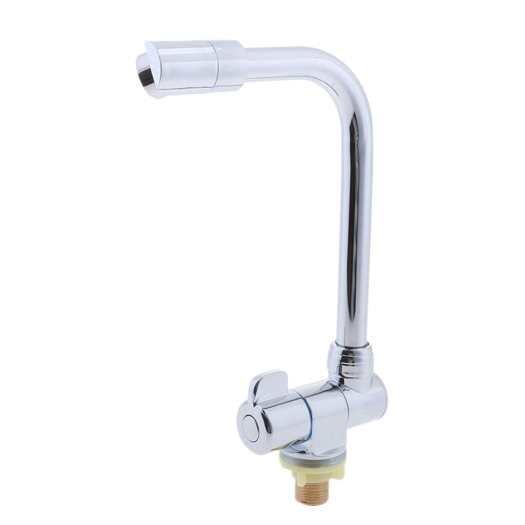Marine Boat RV 360 Rotation Bathroom Kitchen Single Cold Water Faucet #009