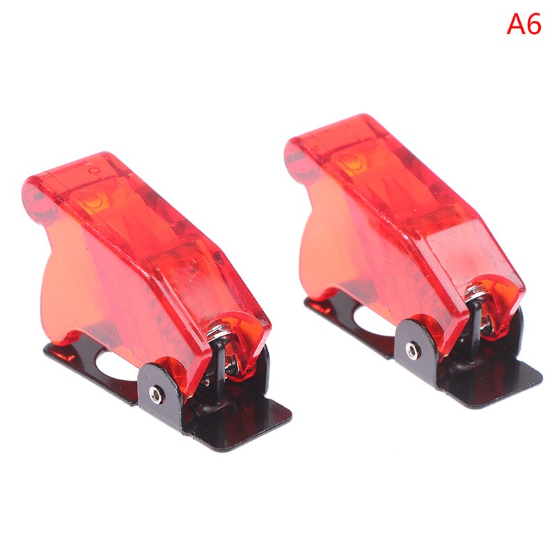 2 pièces Auto Voiture Bateau Camion Led Illuminée Interrupteur À Bascule Avec Sécurité Avion Secousse Couvrent la Garde: 6