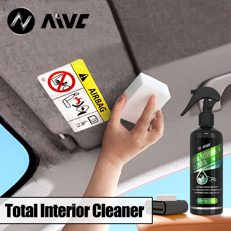 Auto-Innenreiniger, Deckenreiniger, Leder, Flanell, gewebter Stoff, wasserfrei, Mehrzweck-Reinigungsspray-Werkzeug für Auto-Armaturenbrett
