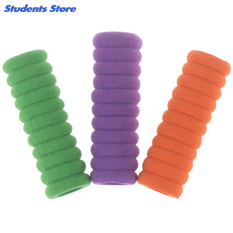 10pcs Comfort Soft Foam Pen Pencil Grips Pen Control Pupil Handwriting Aid Kids Children School Stationery
