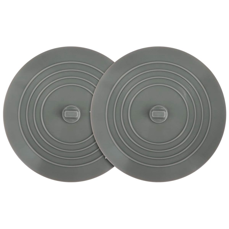2- pack badkarspropp , 6 tum stor badkarspropp i silikon, platta sugavloppslock, badplugg för badkar, kök, badrum