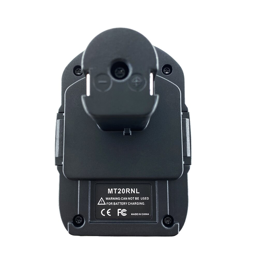 Adaptador de batería Convertidor para Makita 18V LXT BL1860/BL1850/BL1840/BL1830/BL1820/BL1815 interruptor a batería de iones de litio Ryobi