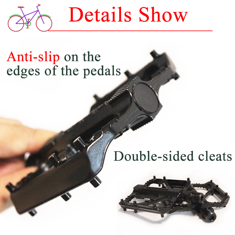 PROMEND Bicycle Pedals Anti-slip DU Bearing MTB Pedal Ultralight Road Bike Pedal Wide Platform R29 M27 Pedals Bike Accessories