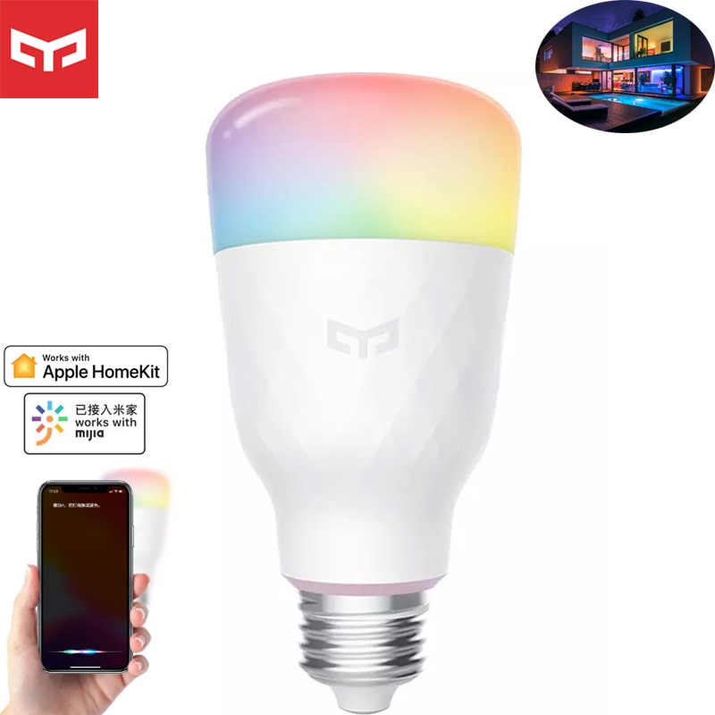 Yeelight Smart LED ampoule 1S rvb coloré E27 WIFI APP MiHome homekit voix télécommande globale pour Xiaomi smart APP