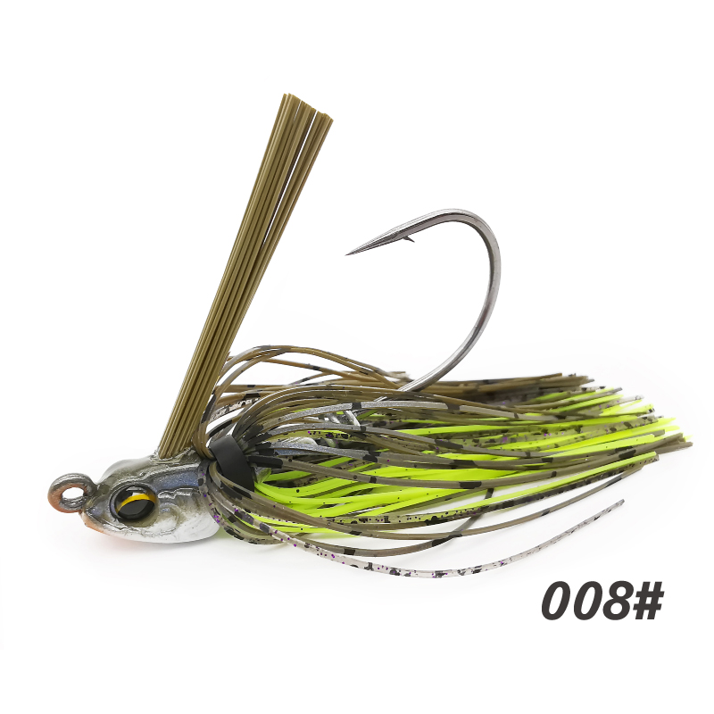 Lureholic 7~14g Weedless Swim Jig High Wire Bait Performance Jig Head Lure Fishing Bait for Bass Fishing With Mustad Hook