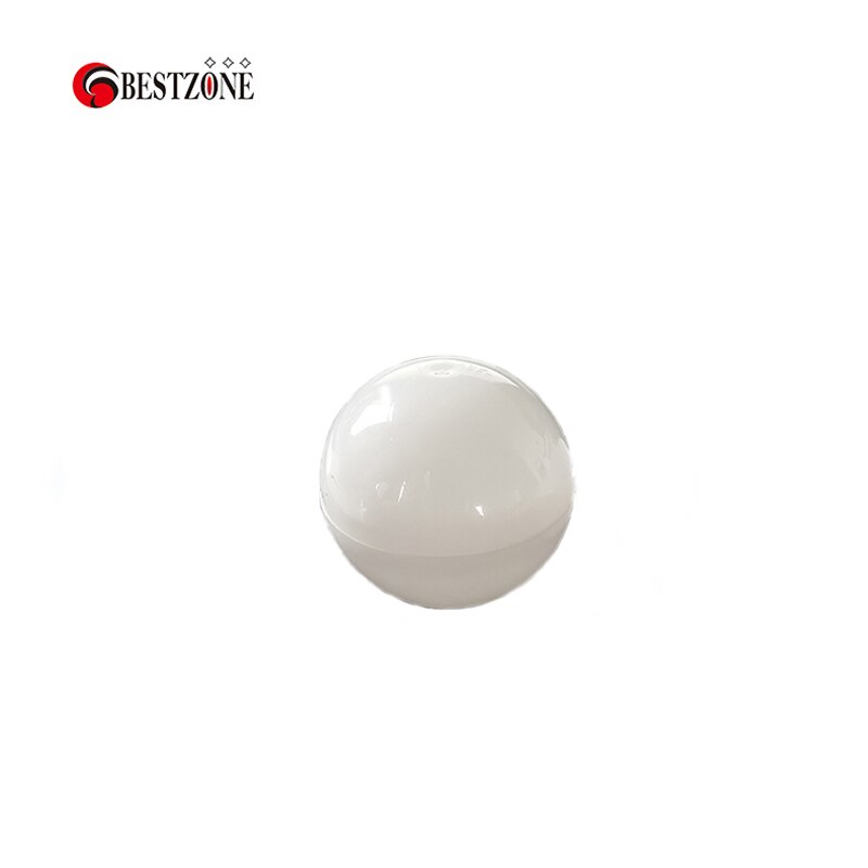 Capsules rondes en plastique PP, 100 pièces/lot, 50MM, environ 2 pouces, jouet, boule Surprise vide, peut ouvrir les enfants, pour distributeur automatique: WHITE