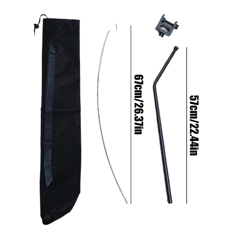 Camping Tabletop Light Stand Aluminum Alloy Curved Light Stand Portable Picnic Light Pole Lighting Rack desktop light stand