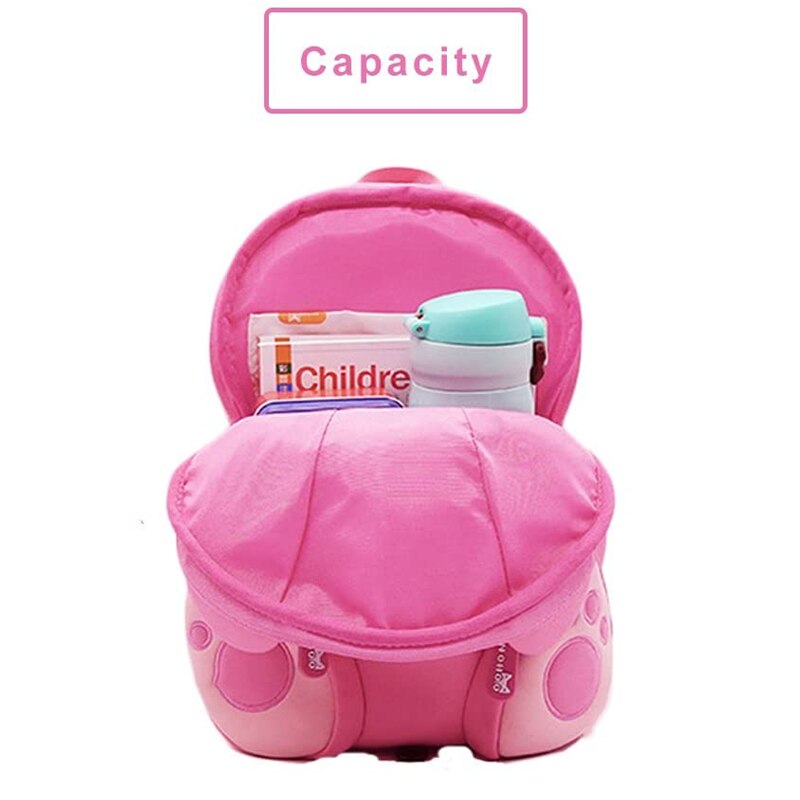 NOHOO sac à dos enfants mignon étanche enfant en bas âge sac à dos 3D dessin animé sacs d'école pour filles sac de voyage pour enfants