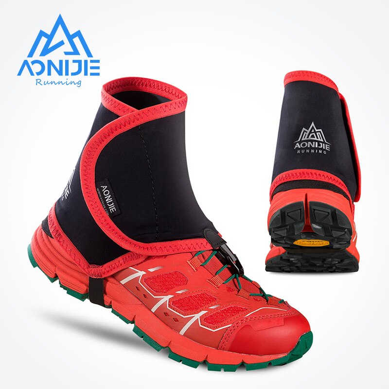 AONIJIE-polainas reflectantes de Trail alto Unisex, cubiertas protectoras para zapatos, para correr, Maratón, prevención de piedra de arena, E940, e941