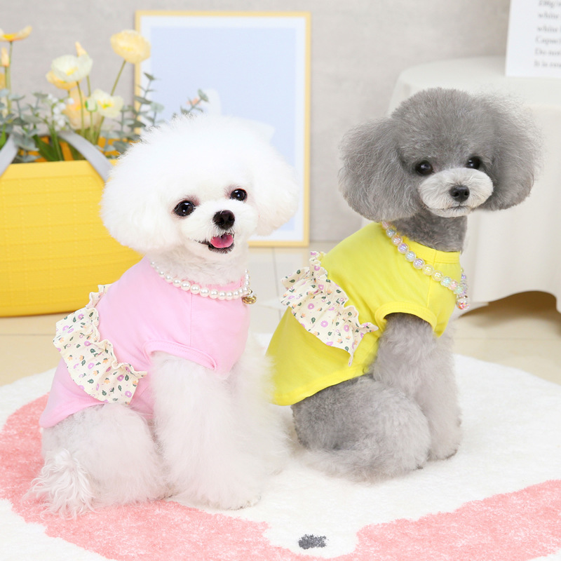 Hond Zomer Kleding Harnas Vest Kat Puppy Kleding Yorkie Yorkshire Terrier Pommeren Shih Tzu Maltezer Bichon Poedel Kostuums