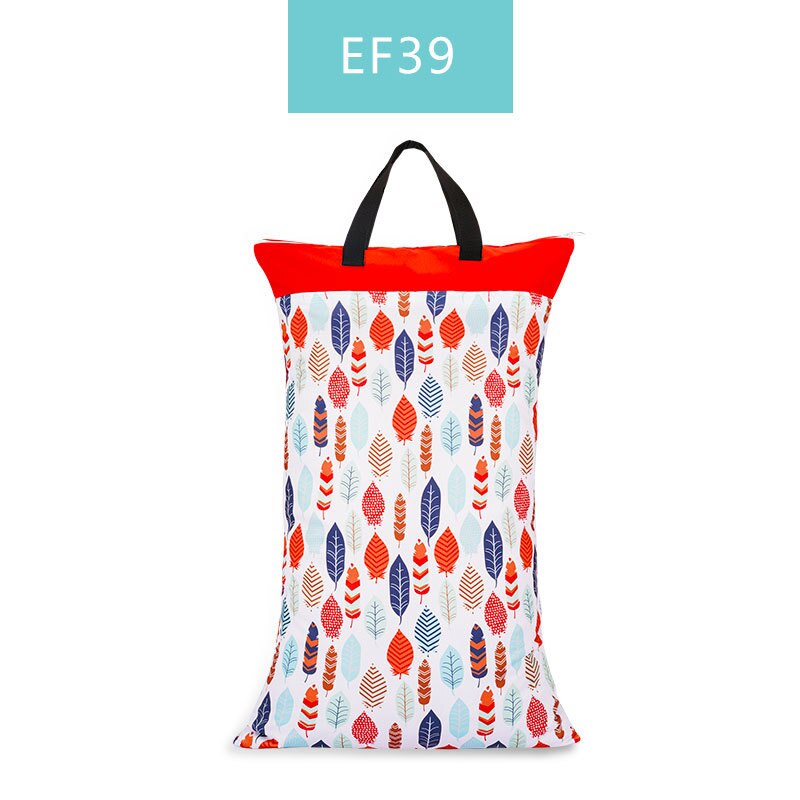 Bolsa de cubo grande para colgar pañales de tela, insertos de pañales de lavandería con dos cremalleras, impermeable, reutilizable, 1 pieza: EF39