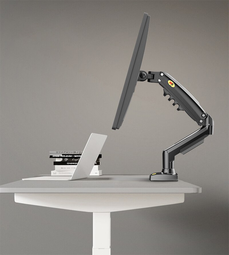 NORTH BAYOU F80 resorte de Gas 17-30 pulgadas escritorio LED LCD Monitor soporte brazo ergonómico puntal de Gas Flexi montaje carga 2 ~ 9kgs