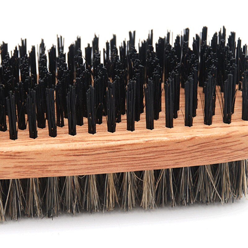 Mannen Haar Borstel-Natuurlijke Houten Golf Borstel Voor Mannelijke Styling Baard Haarborstel Voor Korte Lange Dikke Krullend Golvend Haar