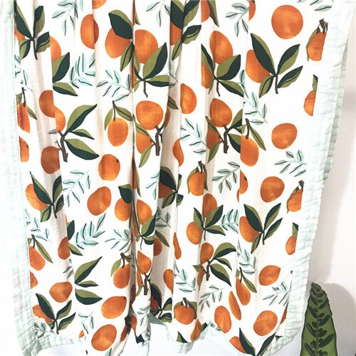 4 lager bambu muslin träd baby muslin filt vattenmelon täcke swaddle bättre än anais baby/bambu filt spädbarnssjal