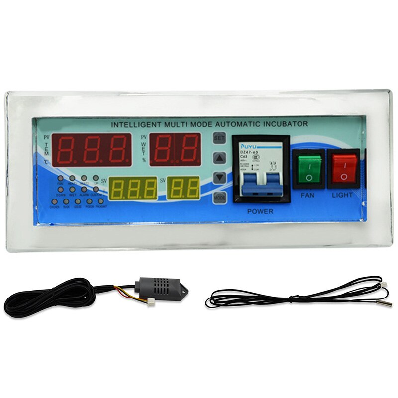 ! XM-18E Full Automatic Egg Incubator Controller Multifunction Controller Temperature Humidity Sensors Egg Hatcher Cont: Default Title