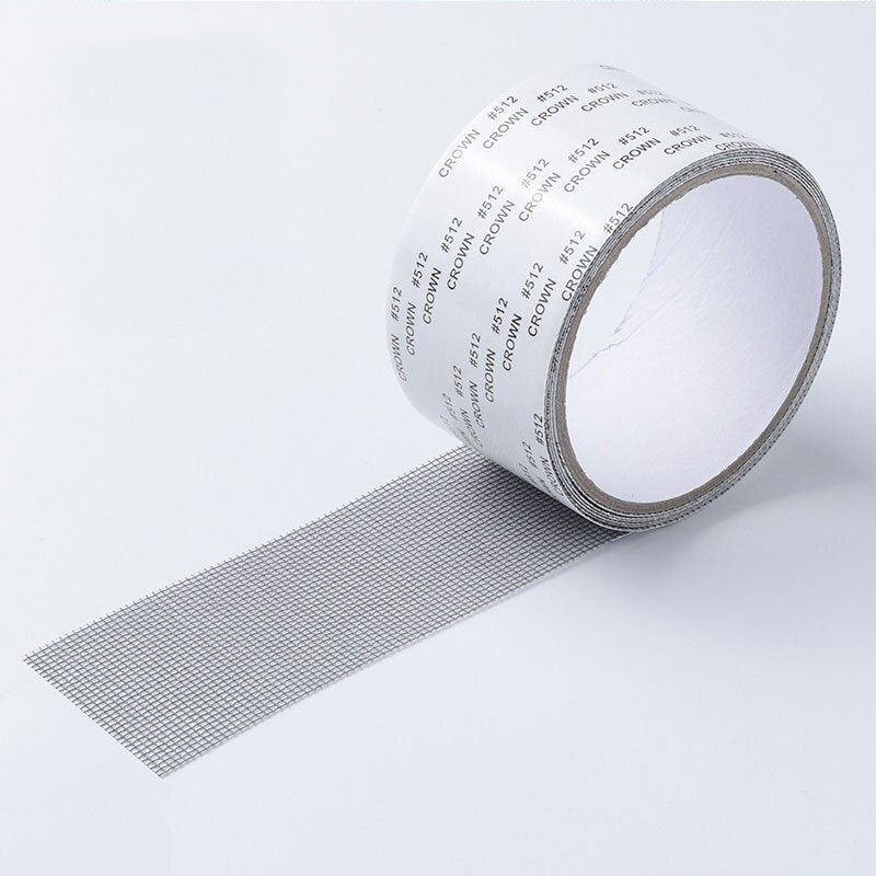 Scherm Reparatie Tape Venster Deur Waterdichte Patch Zelfklevende Super Fix Anti-Insect Deur Klamboe Mesh Gebroken gaten Reparatie: grey