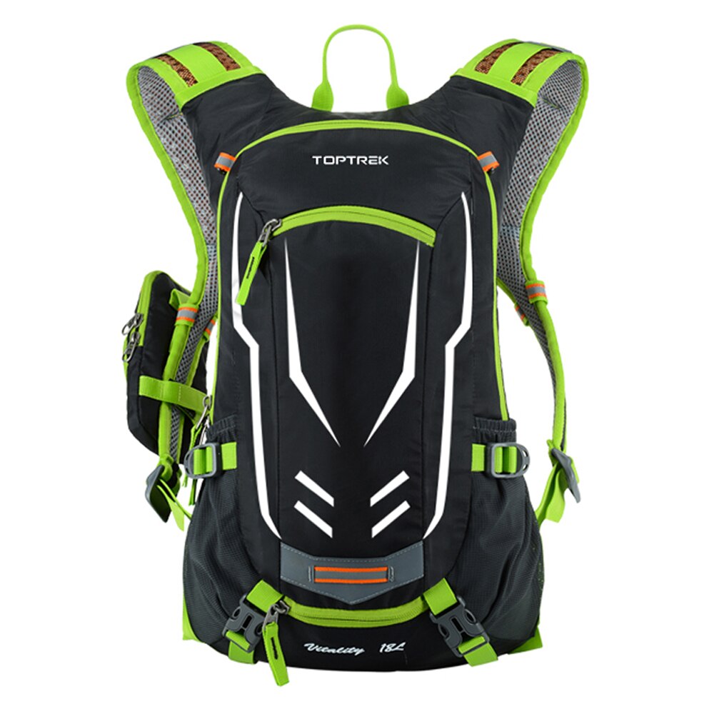 Toptrek Waterdichte Fietsen Rugzak Rugzak 20L Outdoor Sporttas Rugzak Camping Wandelen Rugzak Voor Vrouwen En Mannen: GREEN