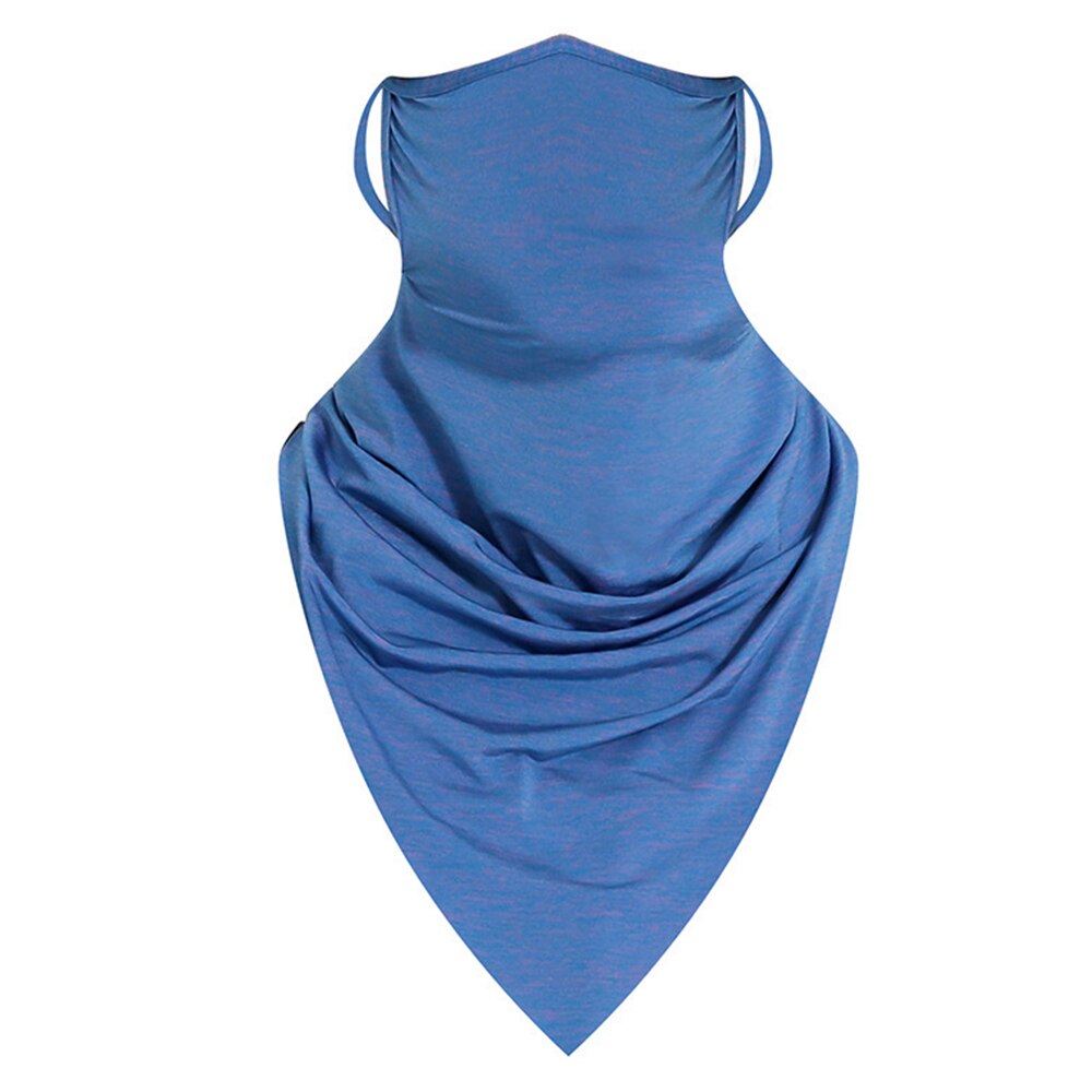 Schwarz Radfahren Halbe Gesicht Maske Eis Seide Motorrad Radfahrer Halsrohr Schal Snood Motorrad Fahrrad Headwear Radfahren Halbe Gesicht Maske