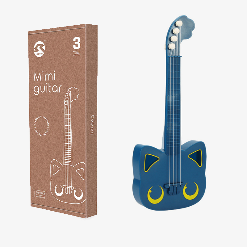 Instrumento Musical de ukelele para niño y niña, instrumento Musical de guitarra juvenil, juguete educativo Musical, para niños, guitarra