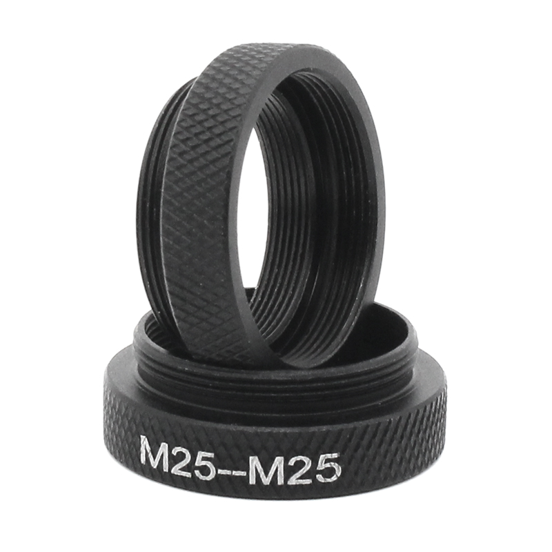 6.5 mm Microscope Objective Lens Adapter Ring Mounting Thread M25 to M25 Objective Parfocal Length Extension Ring Adapter