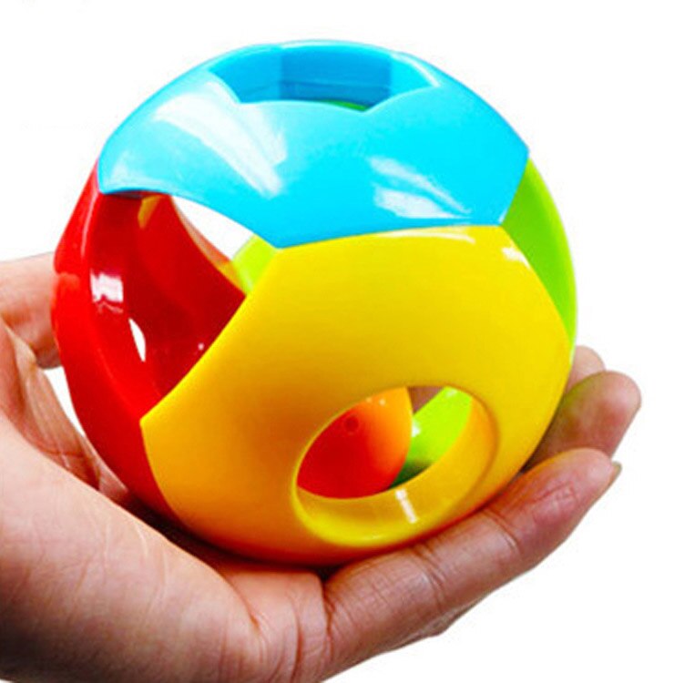 Soft Rubber Ball Intelligence Grasping Toys For Newborns Baby Rattles Mobile Funny Baby Toys Gums Teether Infant Toy: TF346