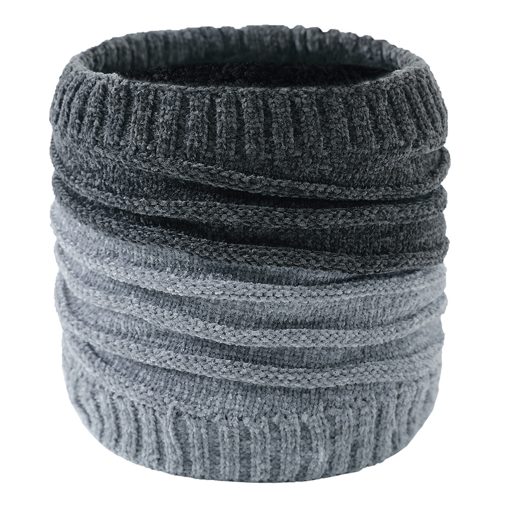 Écharpe en molleton à col pour homme et femme, écharpe à couture coréenne, à simple cercle, pour l&#39;extérieur, hiver: Bleu