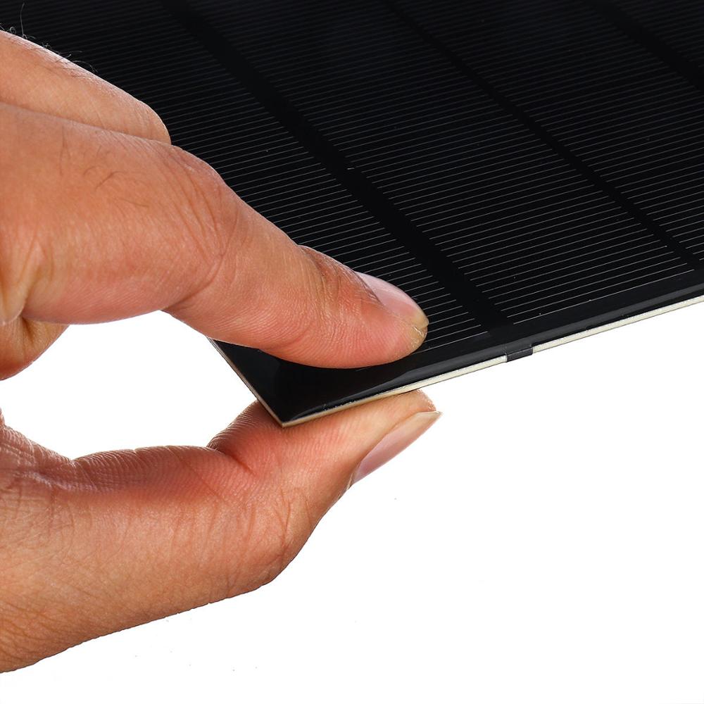 5Pcs/lot 700mA 5V 135*135mm Monocrystalline Solar Panel Cells with Positive&Negative Cables