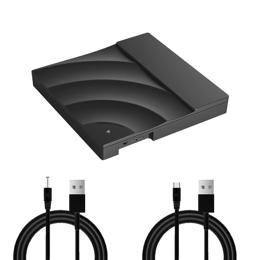 External DVD Drive High-speed USB 3.0 CD DVD Burner Laptop RW Player Driver Touch Control CD-RW Shockproof Rewriter: Default Title