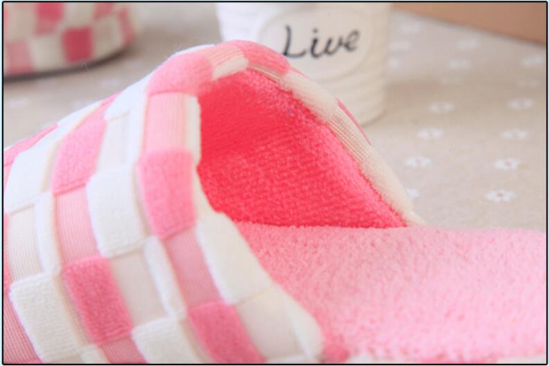 LFFZ 2018 Outono e Inverno Nova Homens Quentes chinelos de Algodão-acolchoado Amantes em casa Da Família Em Casa indoor Chinelos sapatos ST303