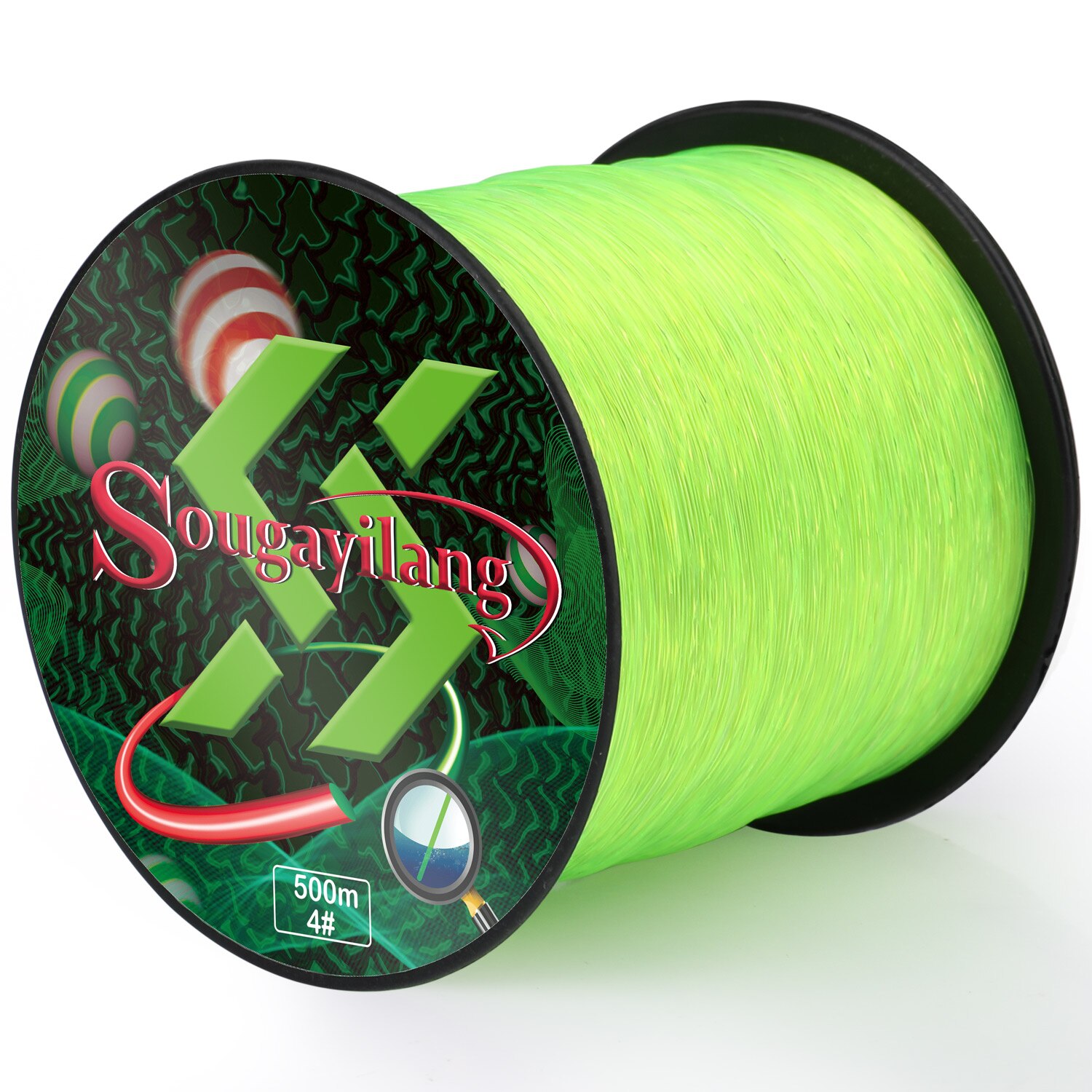 KINDOYO 200 Meters Vislijn - 0.26mm Nylon Vislijn Slijtvaste Duidelijke Monofilament Visdraad 2