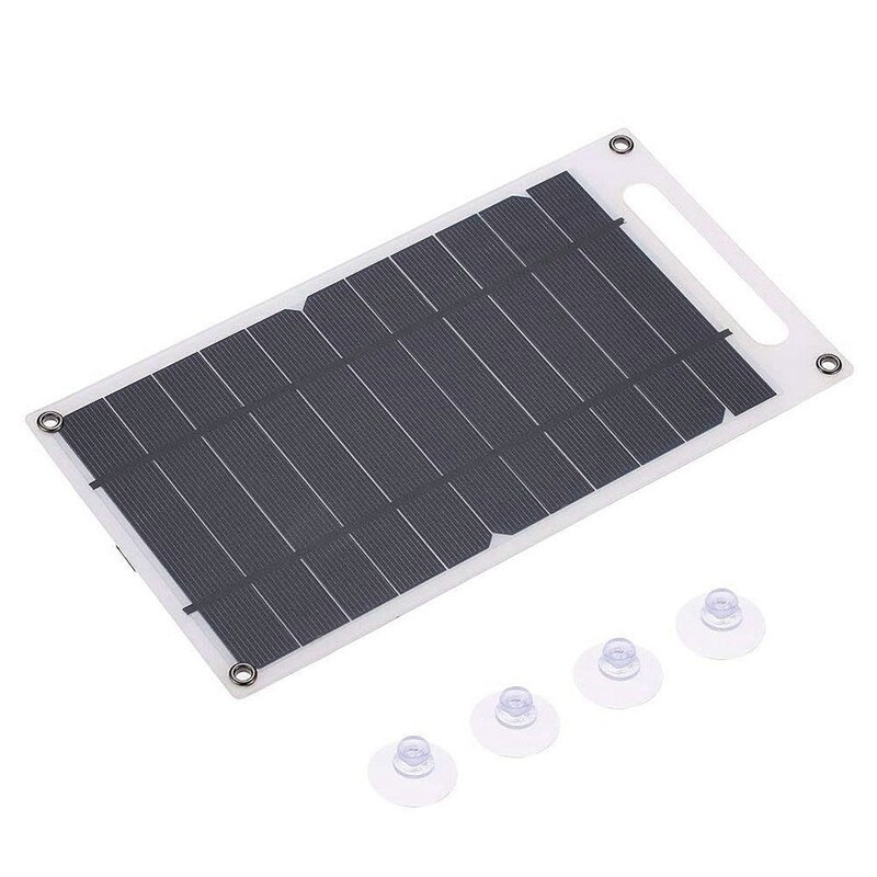 Solar Panel Charger Usb-poort Draagbare High Power Papier Vormige Monokristallijn Silicium Voor Mobiele Telefoon Rv Camping