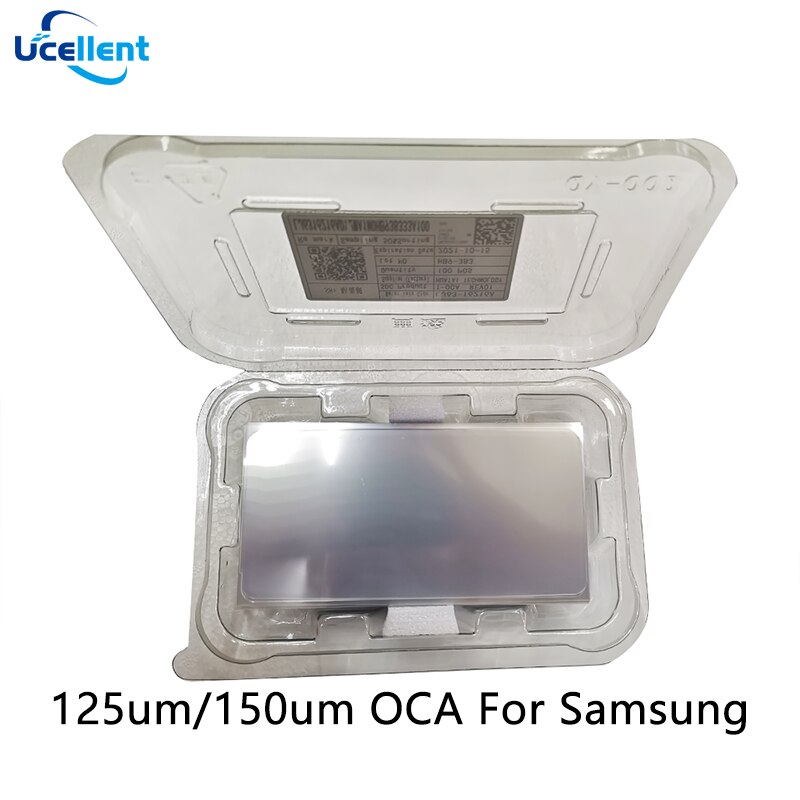 UCELLENT 100pc 125um/150um T-OCA Optical Clear Adhesive Film For Samsun S and NOTE T-OCA Film LCD Touch Screen Laminating Glue