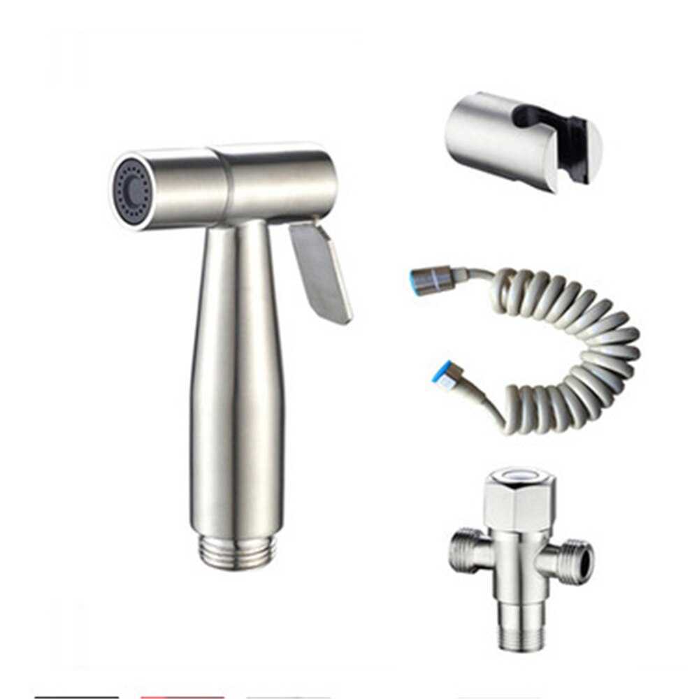 Wc Bidet Kraan Sproeier Badkamer Wc Hand Spuiten Rvs Bidet Spray Set Wc Bidet Sproeier Douche Zelfreinigende: E