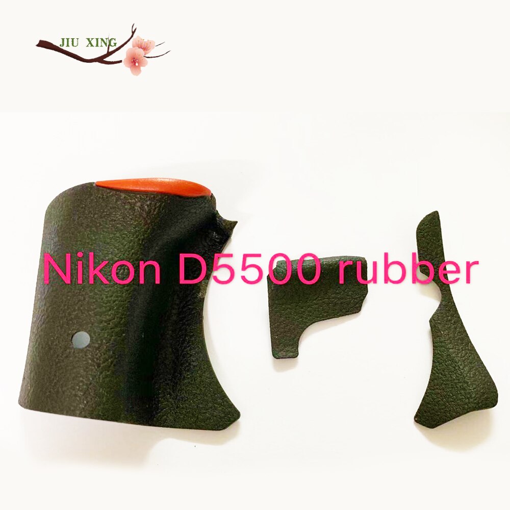 Original Repair Parts For Nikon D5600 Front Handle Grip Rubber Cover / Side Rubber / Thumb Rubber 3 pieces: A Set rubber