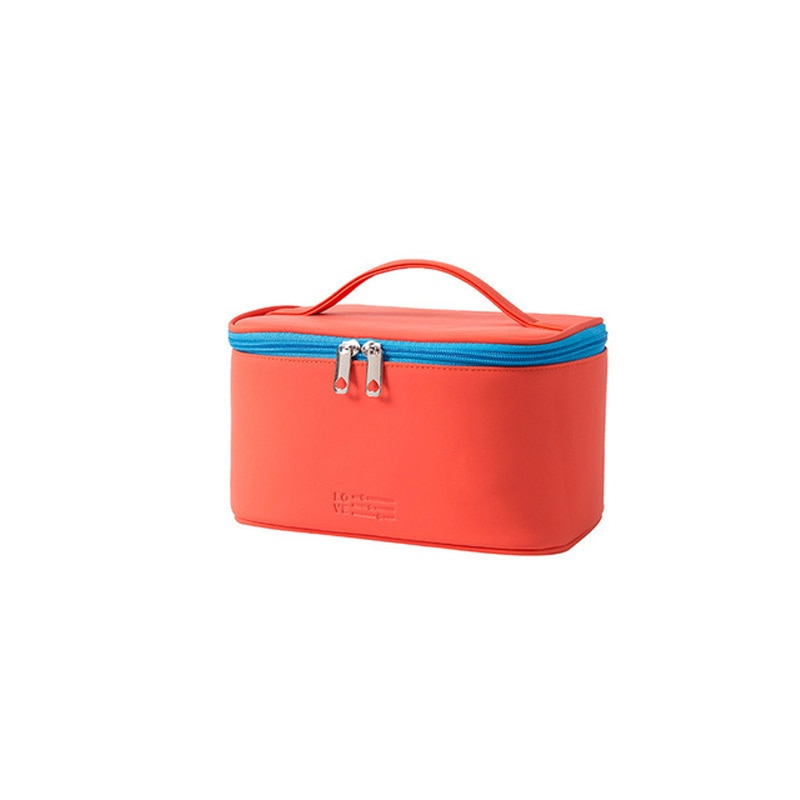 Reise Kosmetik tasche Frauen wasserdicht nette candy farben make-up taschen tragbare speicher Machen up Tasche Organizer: A3