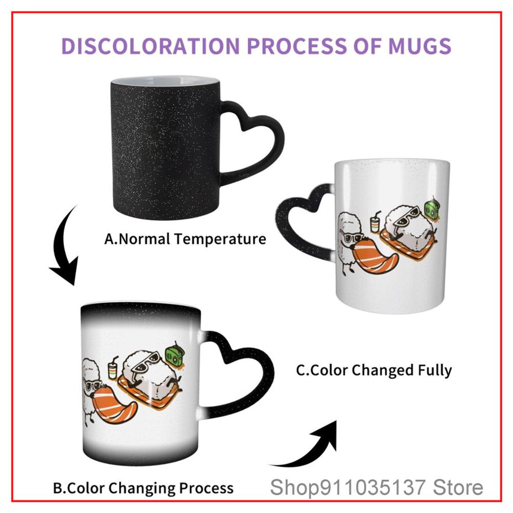 Sashimi Sushi Knuffel Koffie K Mokken Glas Cups Tazas Set Wegwerp Solo Houder Donut Grappig Halloween Tasse Canecas Vrienden Термос