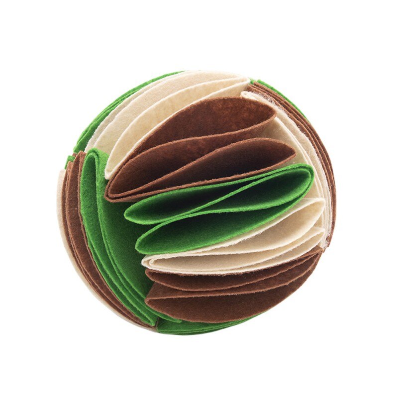 15/20cm Dog Sniffing Mat Toys Foldable Sniffe Ball Pet Dog Toy Training Games Nose Work Sniff Ball Pet Puzzle Toy Diameter: 09 / 20cm