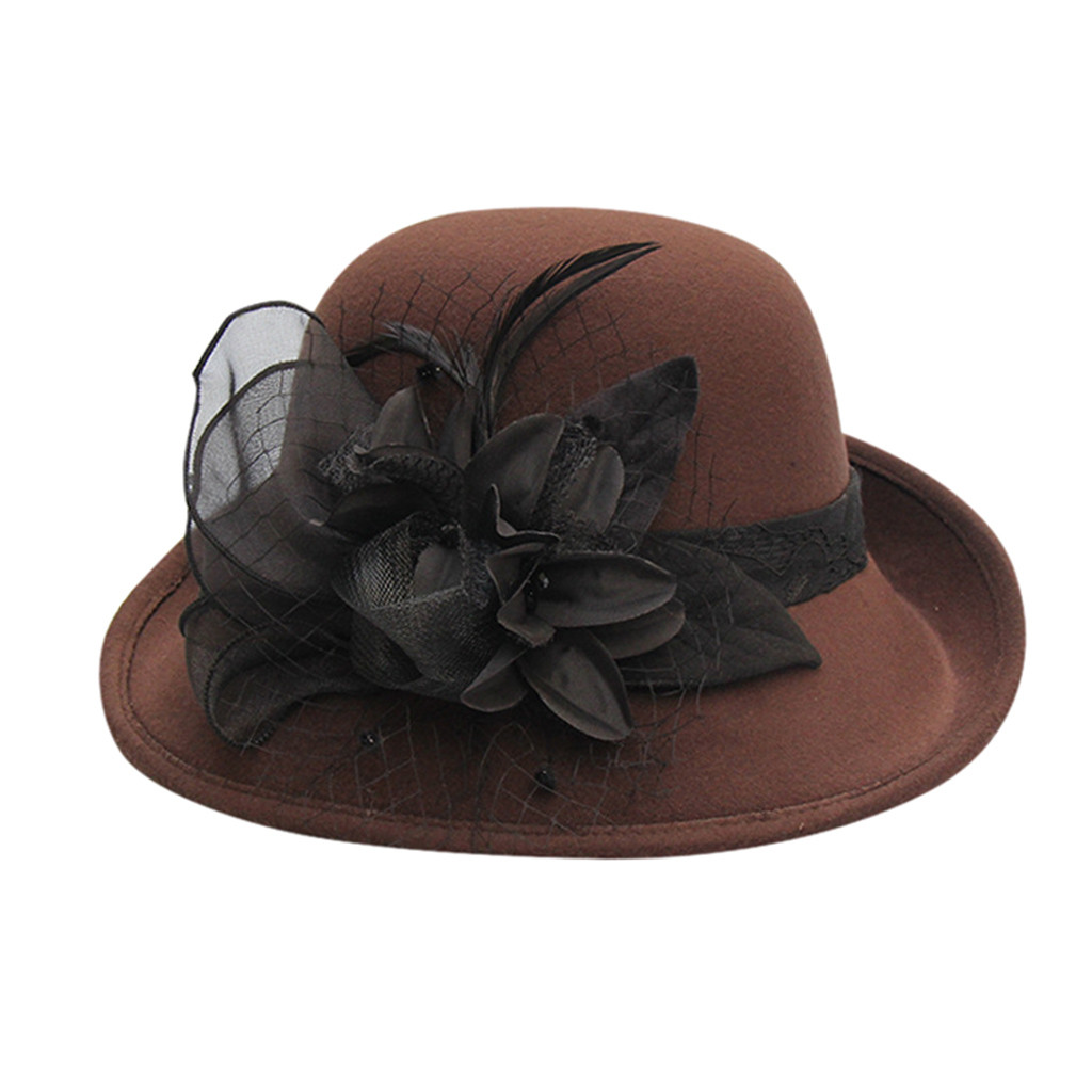 Chapeau pour Femmes Paris D'Hiver en Laine Bonnet 100% Vintage