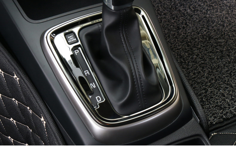 Til kia rio 4 x- line gear rammedæksel interiør panel cirkel dekorativ krom bil-styling lister tilbehør del