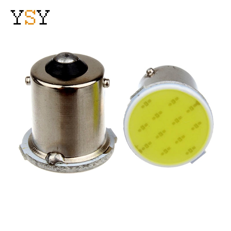 2 stuks 24 V Super Heldere S25 1156 BA15S P21W 1157 BAY15D P21/5 W COB 12SMD Turn Tail signaal Auto Led Remlicht Wit 24 V